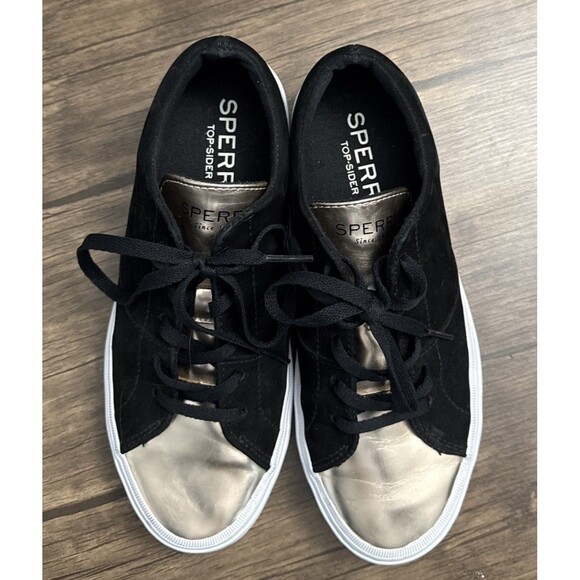 Sperry Top-Sider Haven Lace Up Metallic w/ Rose Gold STS82604 Women’s Size 8.5 - Picture 1 of 10